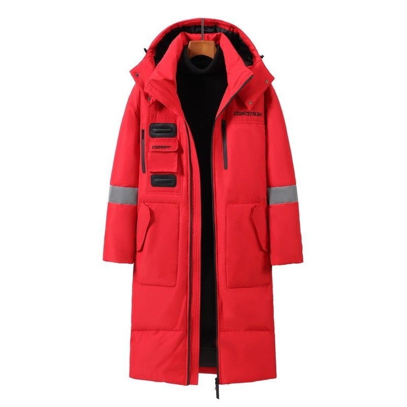 Down Jacket Packable - New Winter Men Hooded Long Puffer