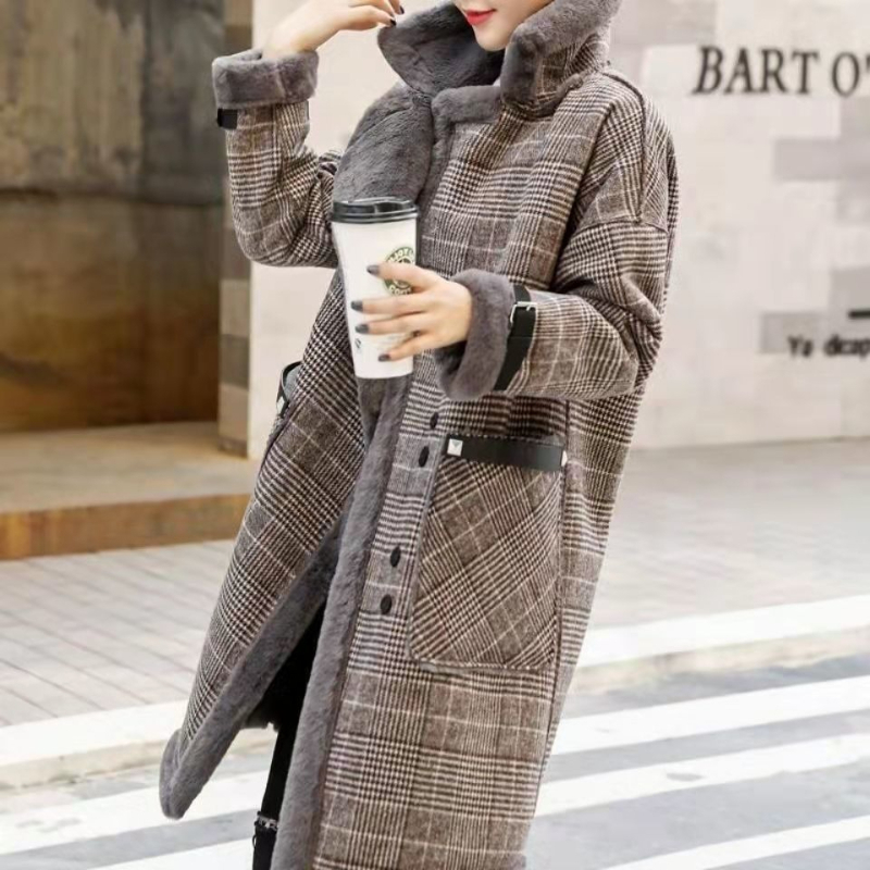 2026 Winter Warm Coat Plush Th - Wool Coat Peacoat 评论和价格