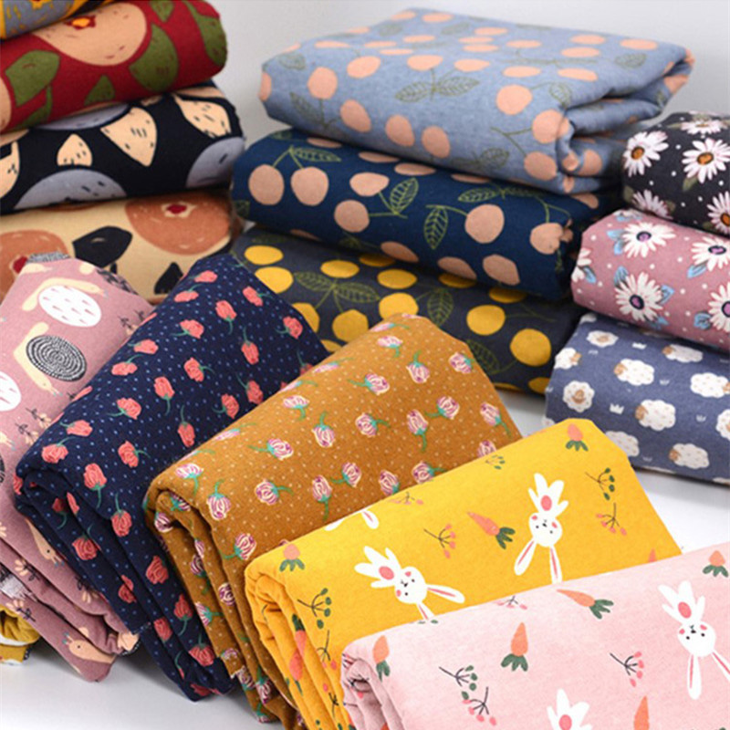 Half Meter Baby's Flannel Fabr - Flannel Shirt Lined 评论和价格