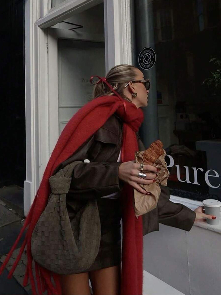 Luxury Winter Scarf for Women  - Cashmere Pashmina Wrap 评论和价格