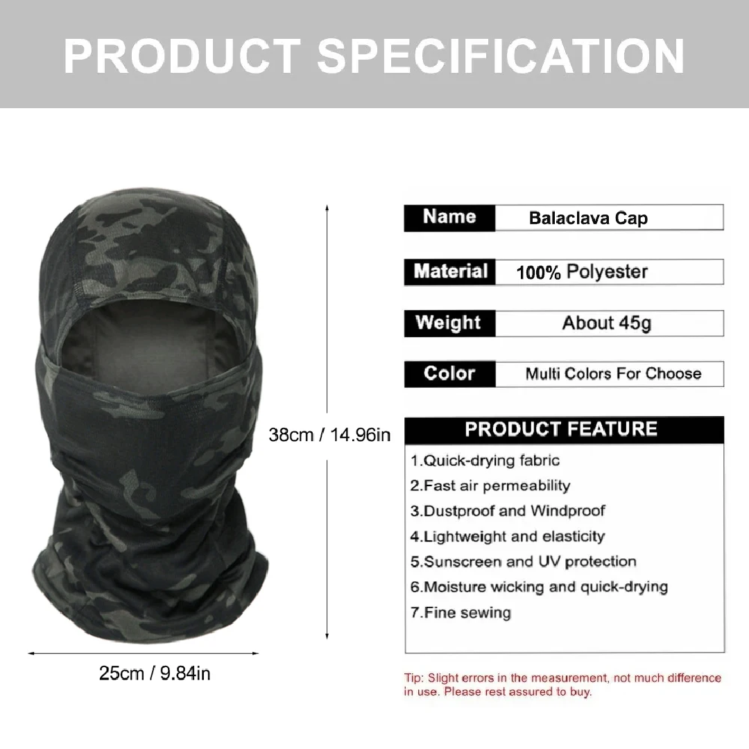 Camouflage Balaclava Hat Cycli - Balaclava Ski Mask 评论和价格