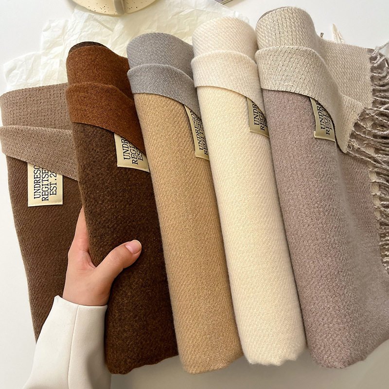 Fashion Solid Cashmere Warm Sc - Cashmere Pashmina Wrap 评论和价格
