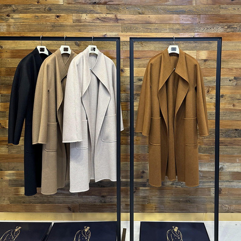 Max New Water Ripple Women's L - Wool Coat Peacoat 评论和价格
