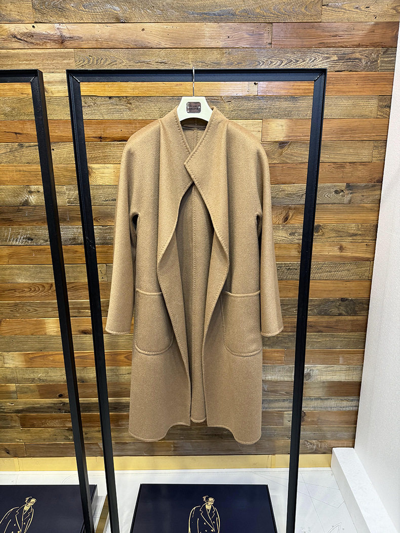 Max New Water Ripple Women's L - Wool Coat Peacoat 评论和价格