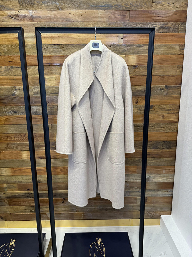 Max New Water Ripple Women's L - Wool Coat Peacoat 评论和价格