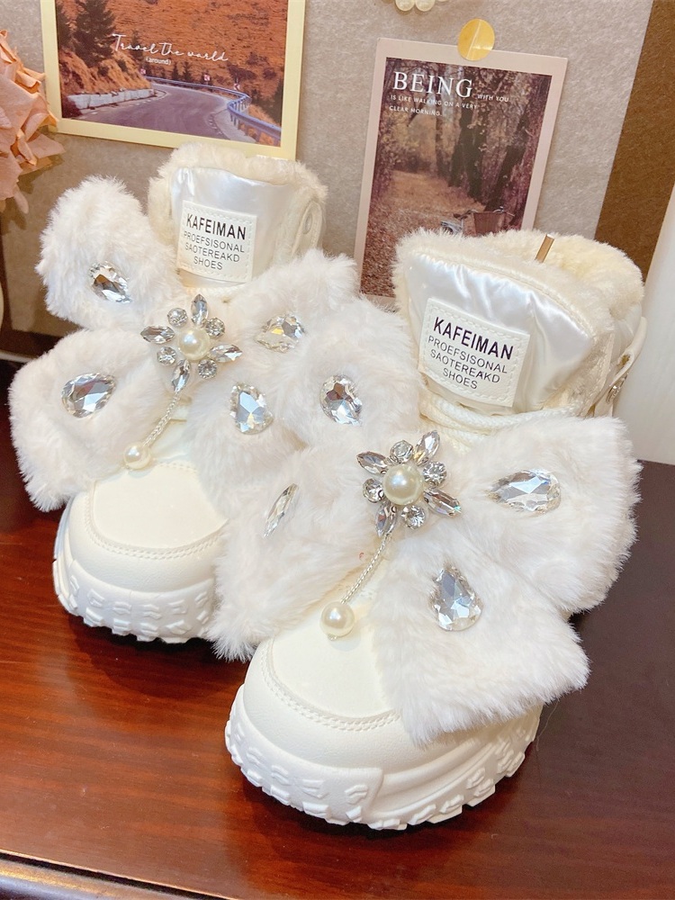 Winter Plush-lined Snow Boots  - Waterproof Winter Boot 评论和价格