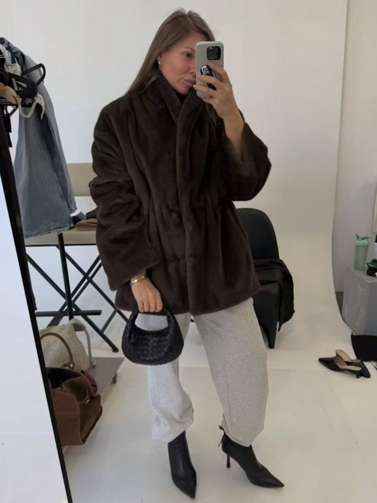 DFDG Women’s 2025 Autumn Winte - Wool Coat Peacoat 评论和价格