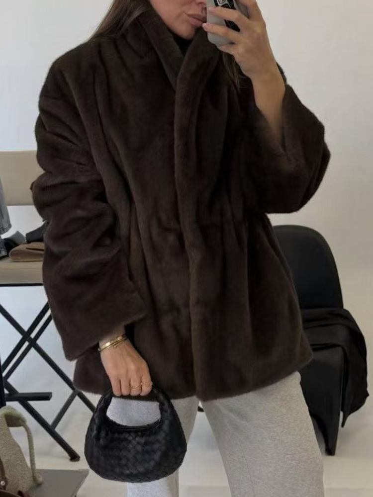 DFDG Women’s 2025 Autumn Winte - Wool Coat Peacoat 评论和价格